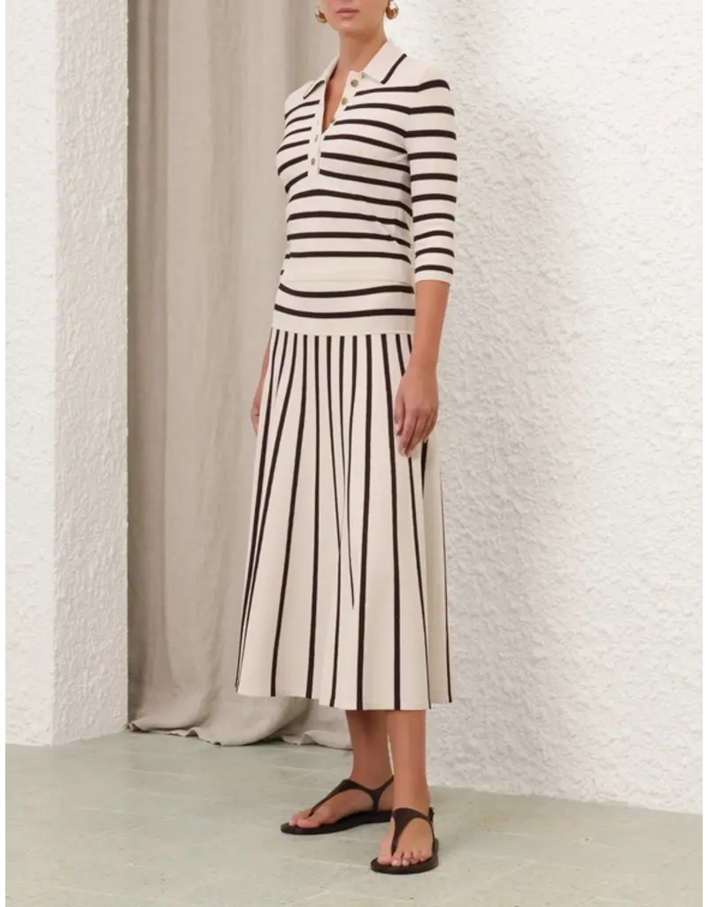 Zimmermann Illuminate Stripe Polo