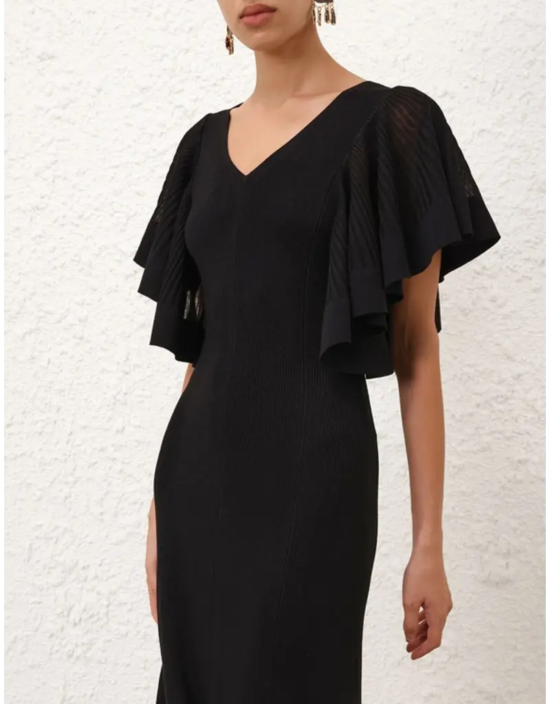 Zimmermann Illuminate Pleated Frill Maxi