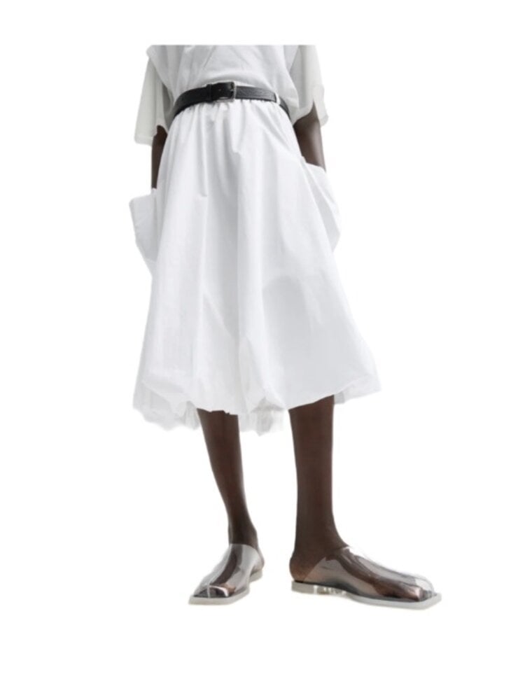 Tibi ECO POPLIN PULL ON BUBBLE SKIRT