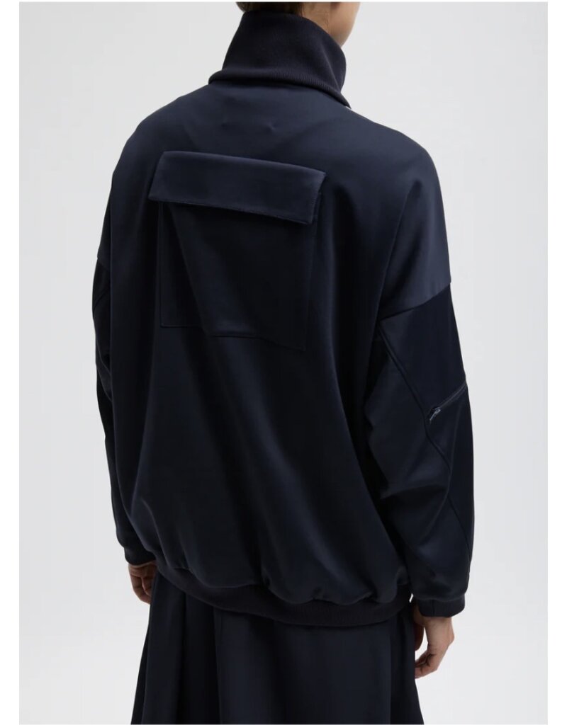 Tibi ACTIVE KNIT ZIPPER DETAILED TRACK JACKET