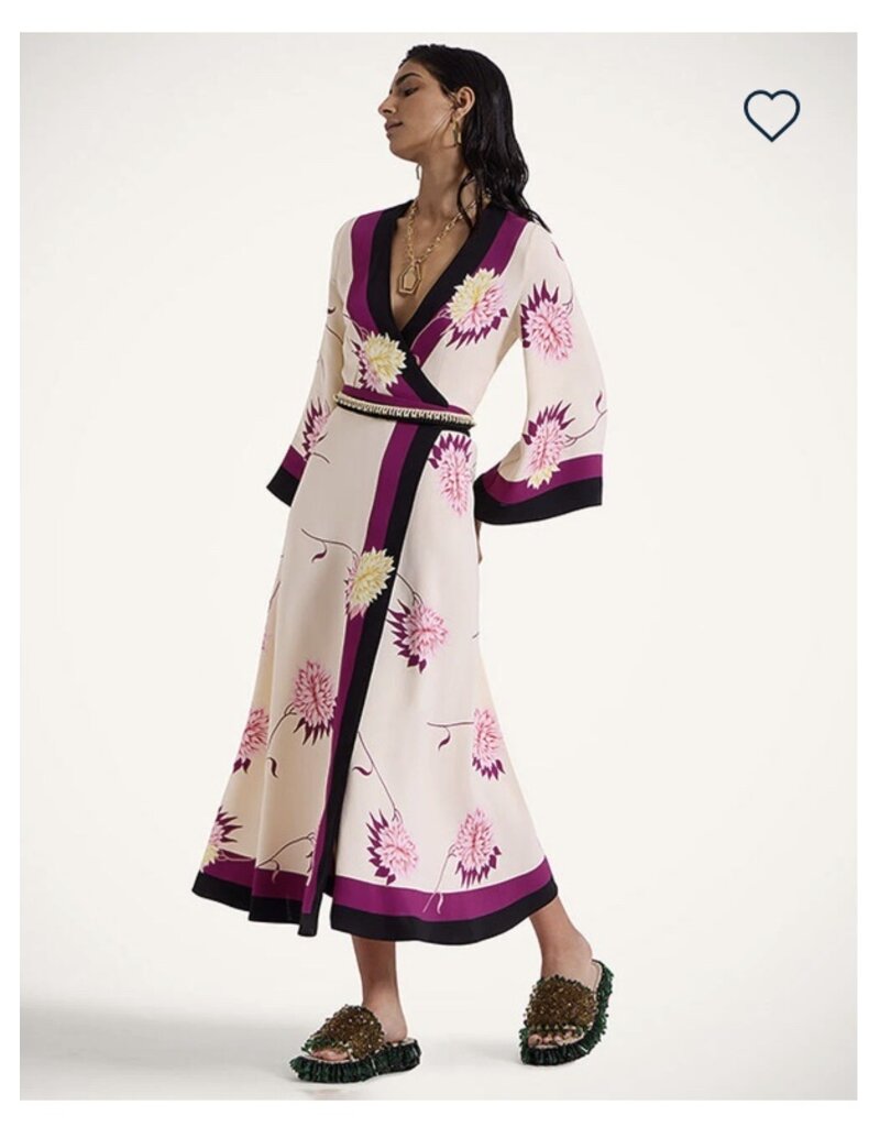 La Double J THE WRAP DRESS PLACÉE