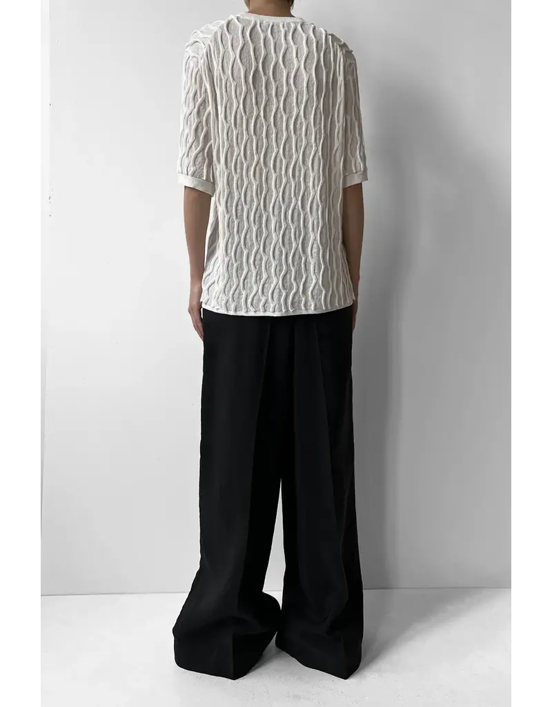 Christian Wijnants Kibo S/S Textured Sweater