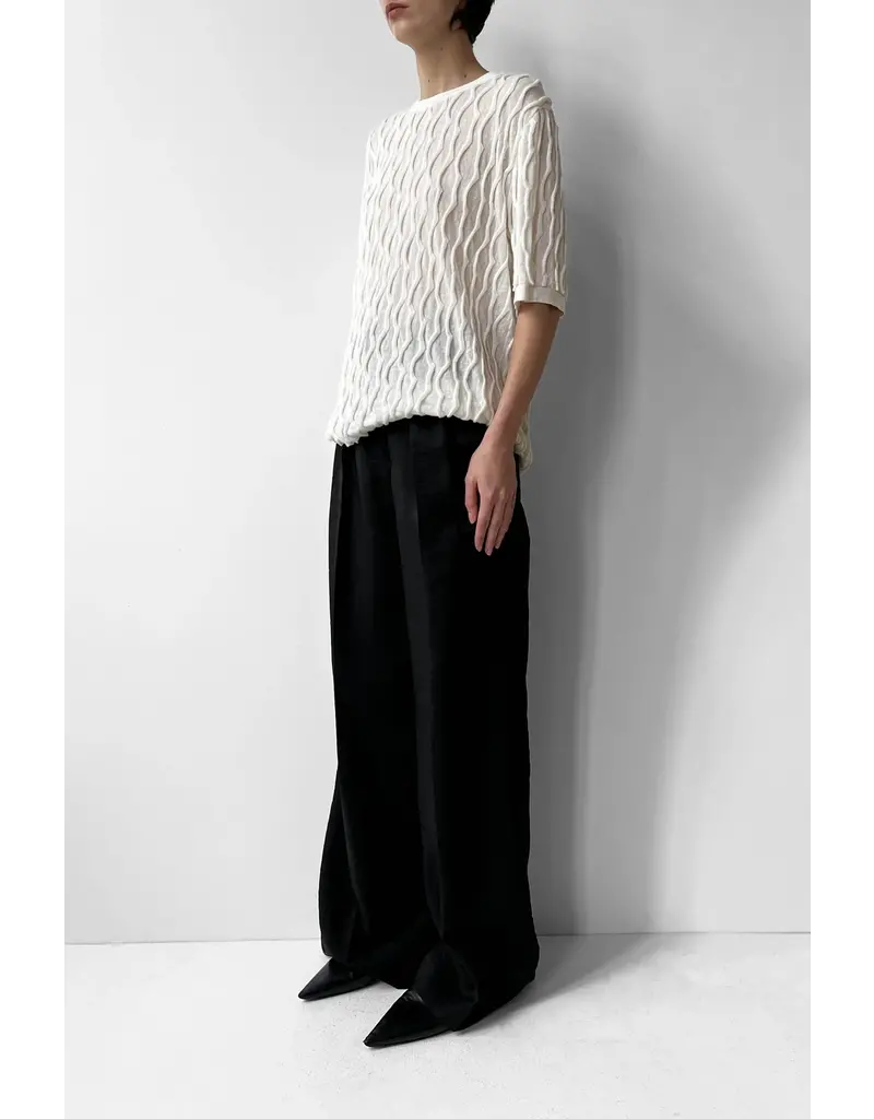 Christian Wijnants Kibo S/S Textured Sweater