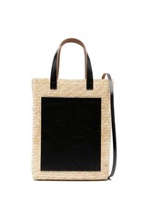 PLAN C Straw Medium Shopper