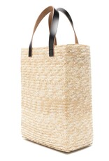 PLAN C Straw Medium Shopper