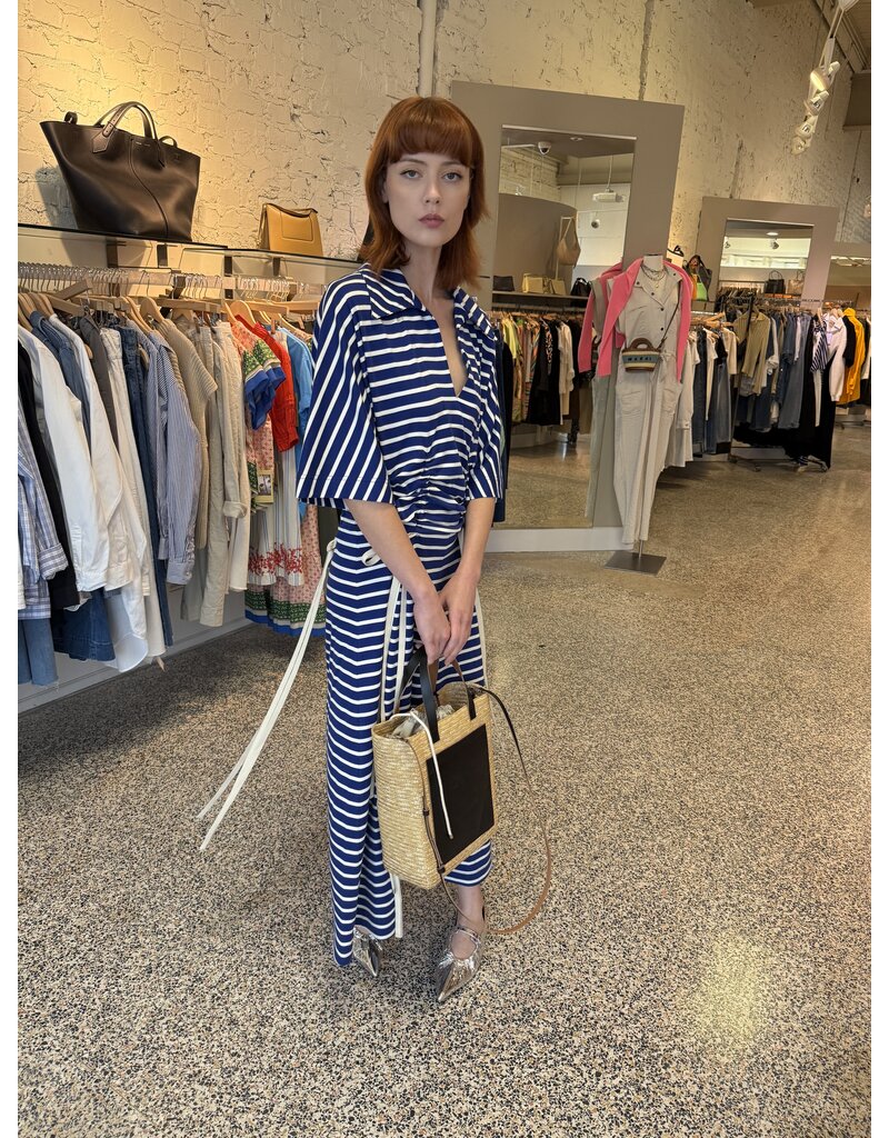 PLAN C Straw Medium Shopper
