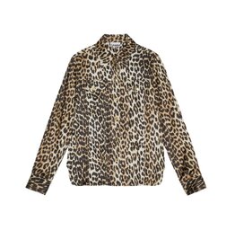 Ganni Printed Satin Shirt