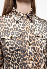 Ganni Printed Satin Shirt