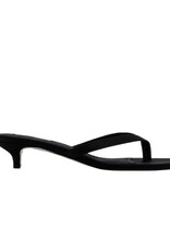 TOTEME Satin Heeled Flip Flops