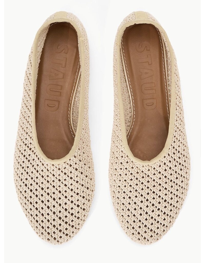 Staud Alba Crochet Ballet Flat