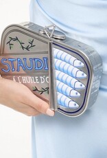 Staud Staudines Tin Clutch W/ Chain