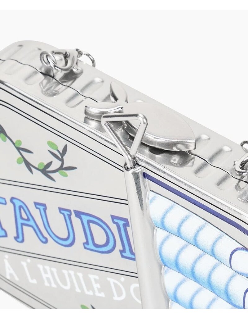 Staud Staudines Tin Clutch W/ Chain