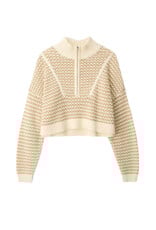 Staud Cropped Hampton Sweater