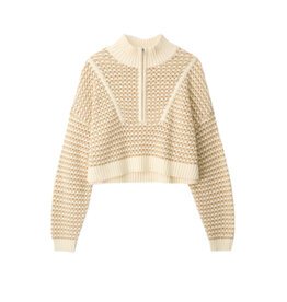 Staud Cropped Hampton Sweater