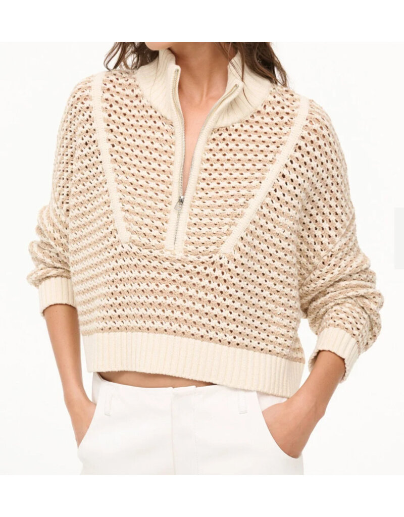 Staud Cropped Hampton Sweater