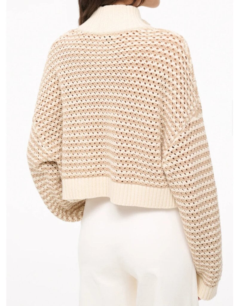 Staud Cropped Hampton Sweater