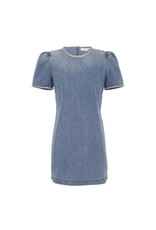 Zimmermann Crush Embellished Denim Dress