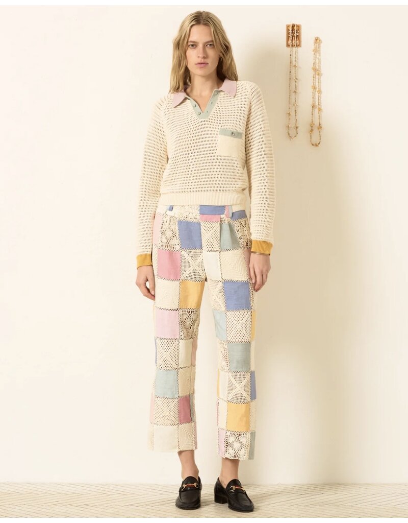 Alix of Bohemia Liza Sorbet Crochet Top