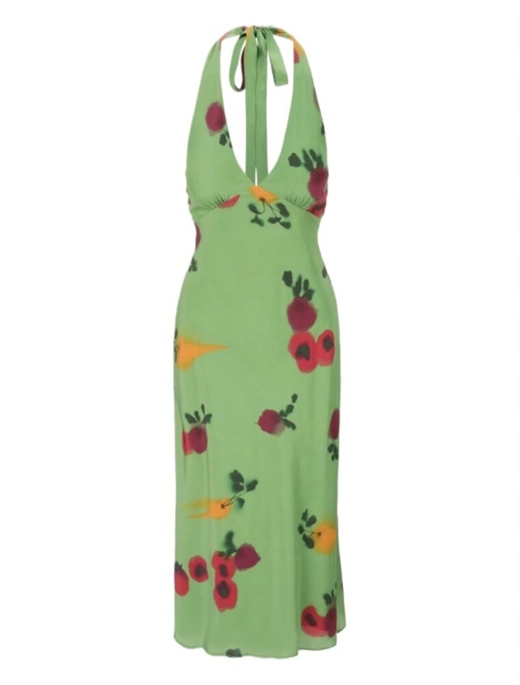 Staud Lucca Silk Dress