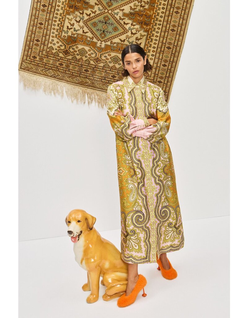 Alemais Clemenza Silk Shirtdress