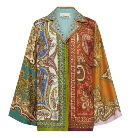 Alemais Clemenza Spliced Silk Shirt
