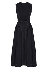 Zimmermann Denim Panelled Midi Dress Zimmermann Denim Panelled Midi Dress