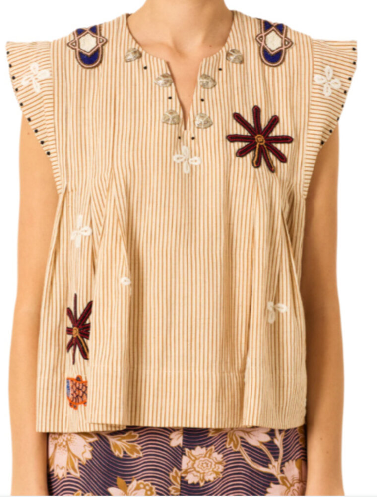 Alix of Bohemia Nadine Cedar Coin Top