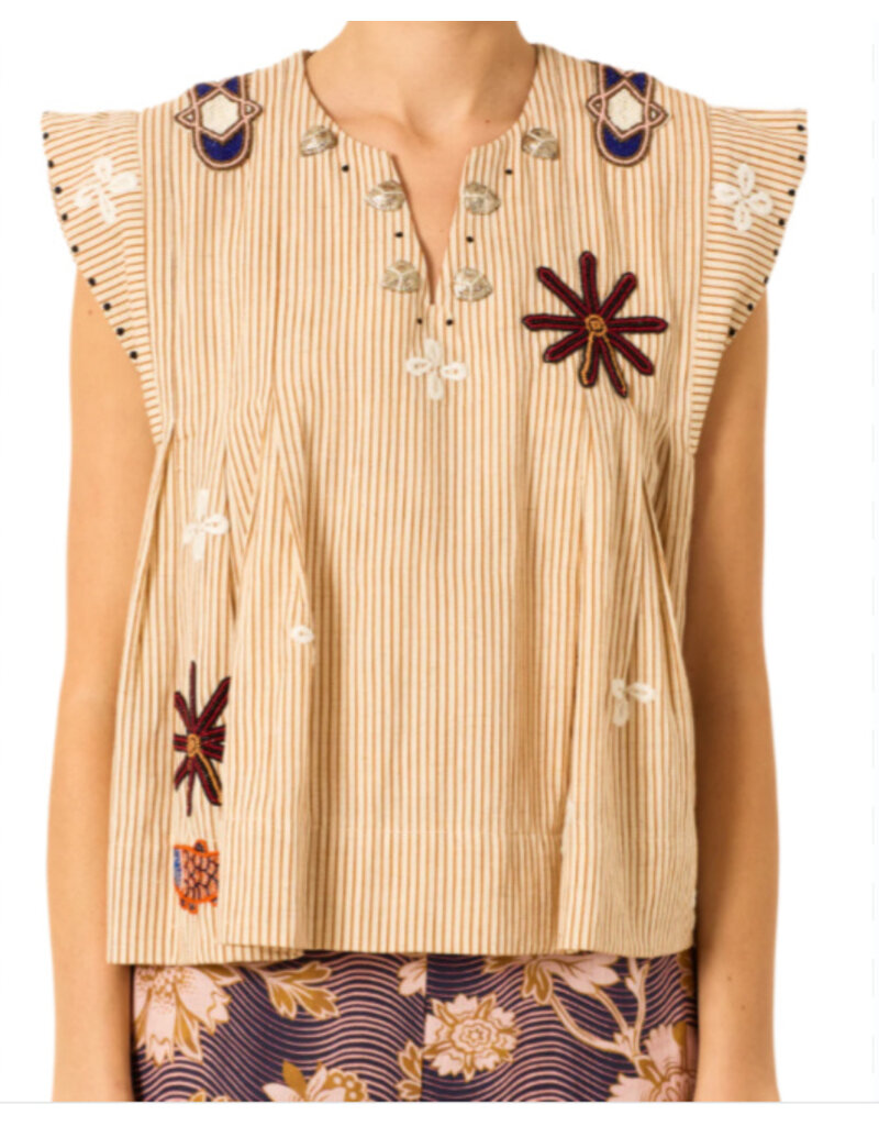 Alix of Bohemia Nadine Cedar Coin Top