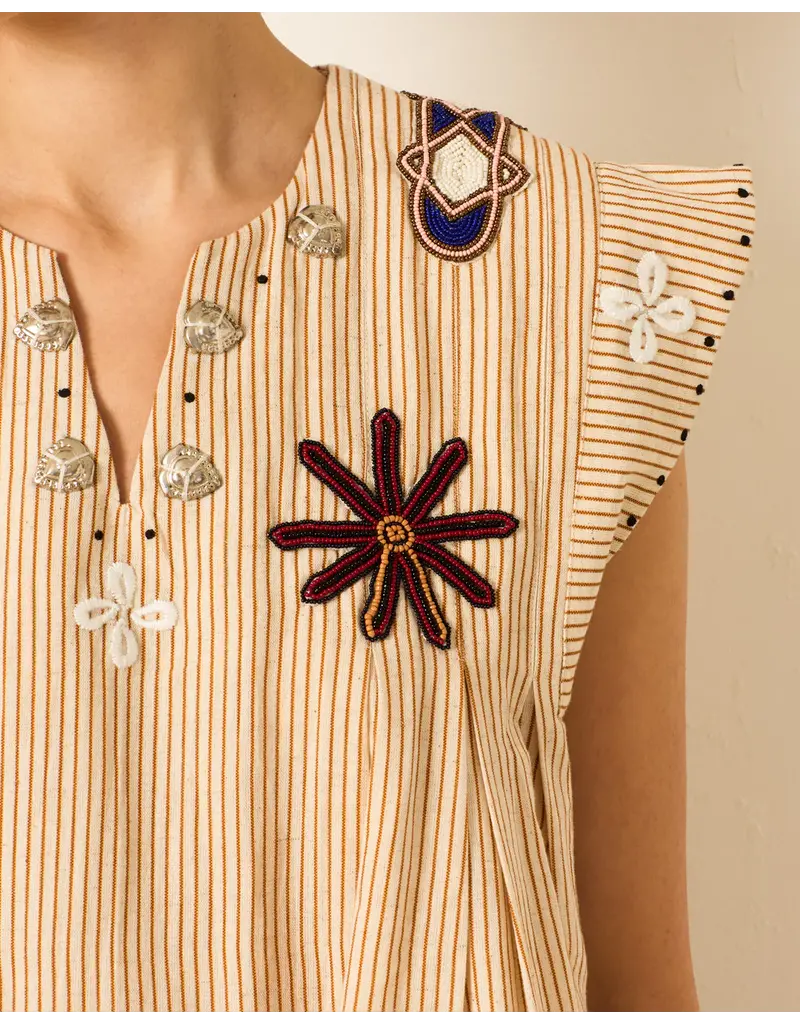 Alix of Bohemia Nadine Cedar Coin Top