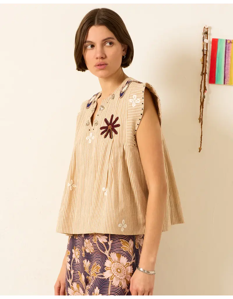 Alix of Bohemia Nadine Cedar Coin Top