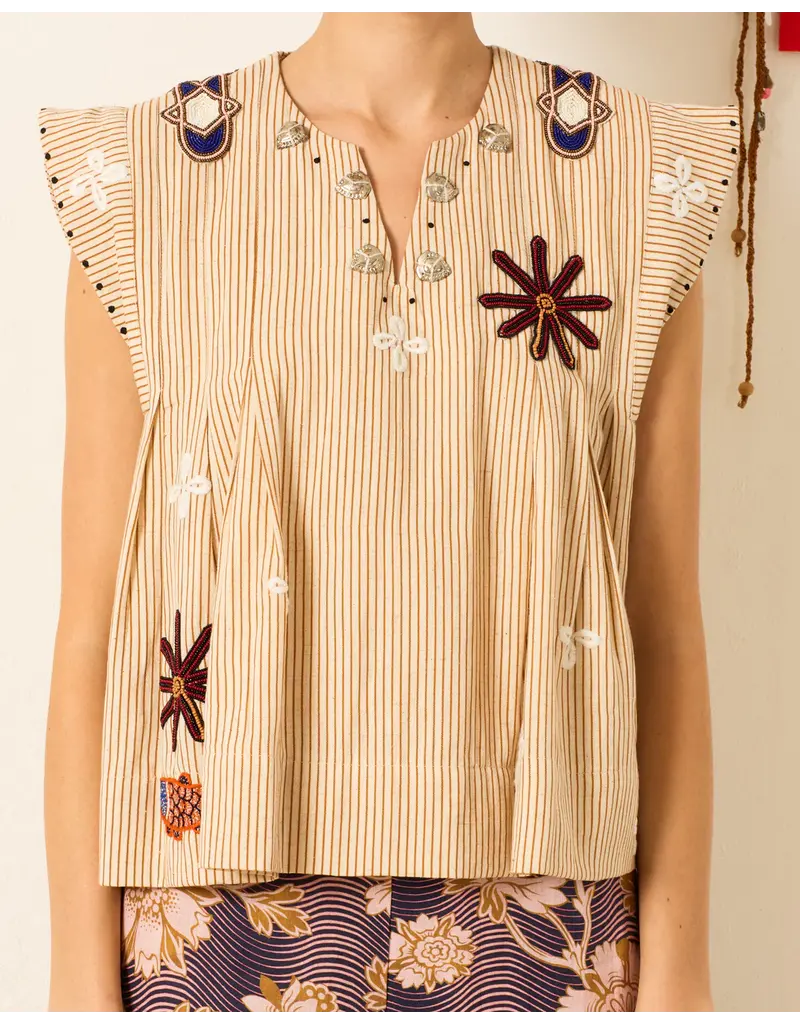 Alix of Bohemia Nadine Cedar Coin Top