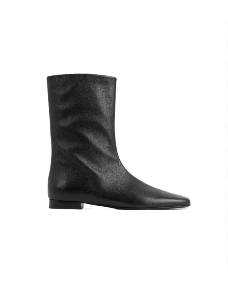 TOTEME Grained Leather Ankle Boots