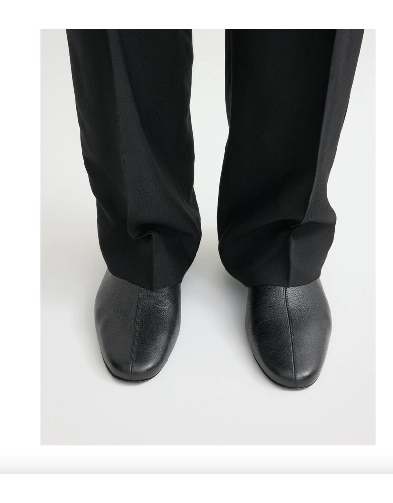 TOTEME Grained Leather Ankle Boots