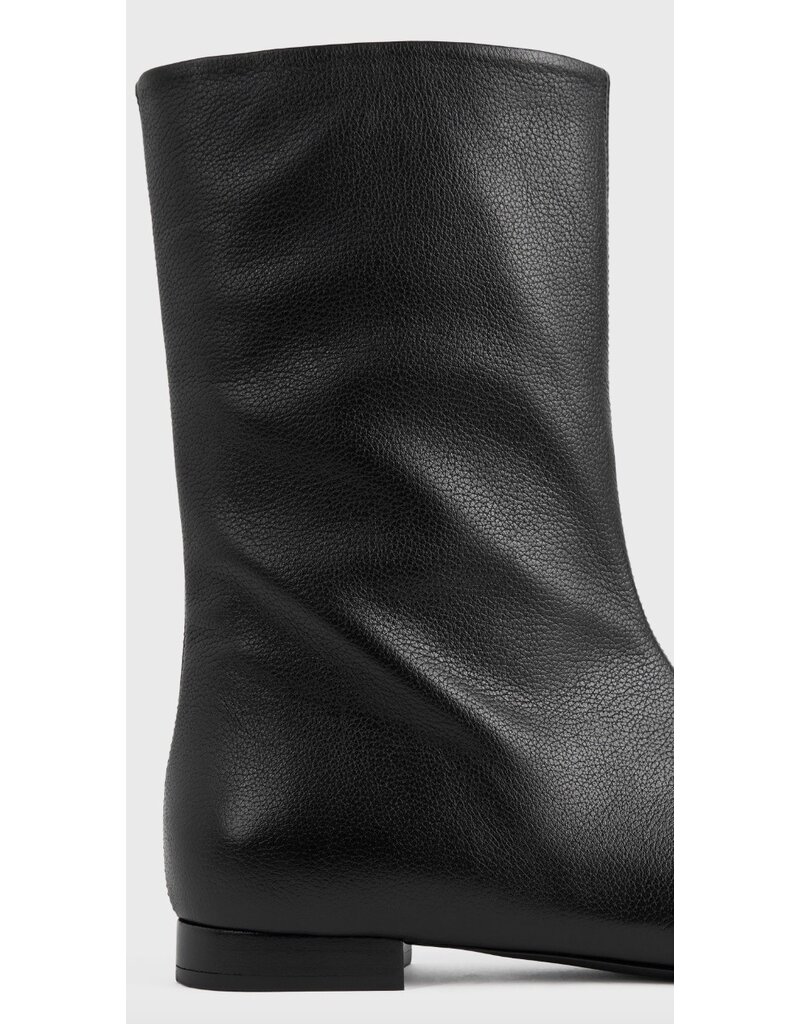 TOTEME Grained Leather Ankle Boots