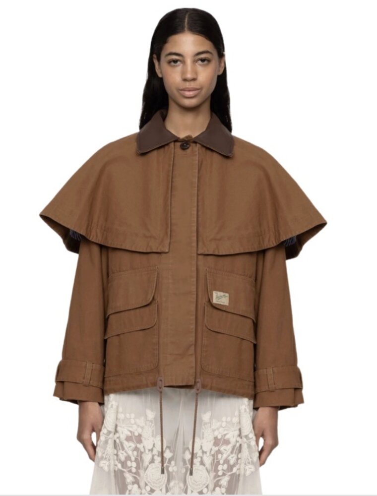 Sea New York Carolyn Workwear Cape Jacket