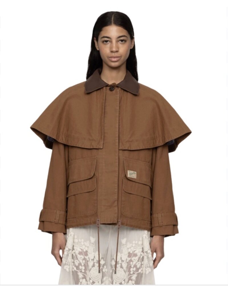 Sea New York Carolyn Workwear Cape Jacket