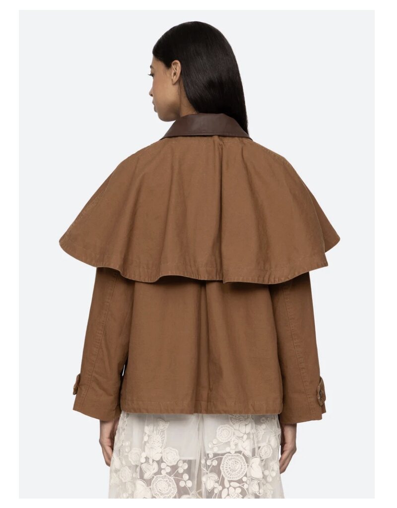 Sea New York Carolyn Workwear Cape Jacket