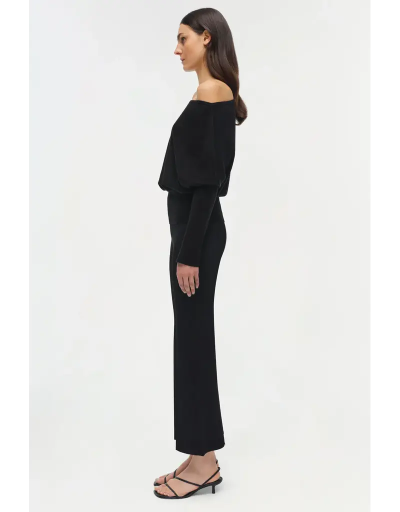 Simkhai Lavina Draped Off Shoulder Sweater