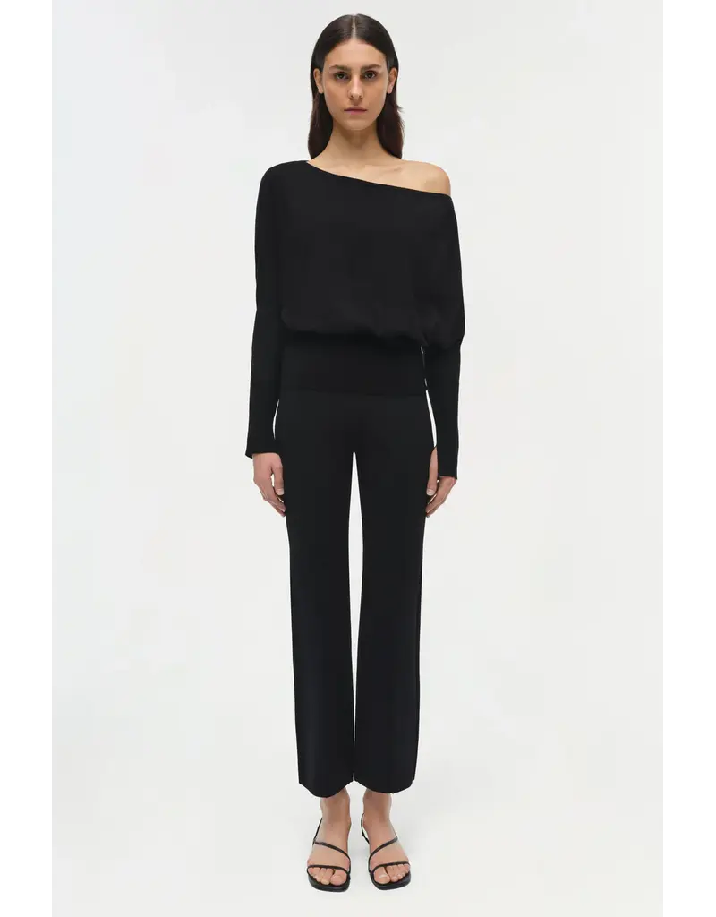 Simkhai Lavina Draped Off Shoulder Sweater