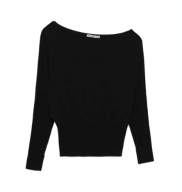 Simkhai Lavina Draped Off Shoulder Sweater