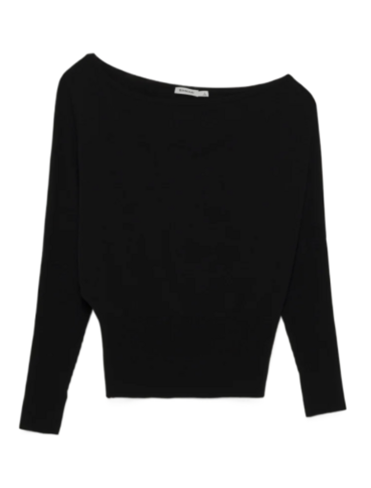 Simkhai Lavina Draped Off Shoulder Sweater
