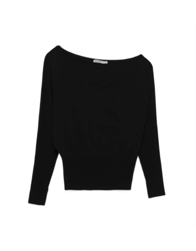 Simkhai Lavina Draped Off Shoulder Sweater