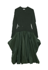 Simkhai Kenlie L/S Mock Neck Midi Dress