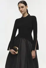 Simkhai Kenlie L/S Mock Neck Midi Dress Simkhai Kenlie L/S Mock Neck Midi Dress