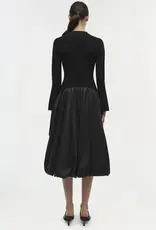 Simkhai Kenlie L/S Mock Neck Midi Dress Simkhai Kenlie L/S Mock Neck Midi Dress