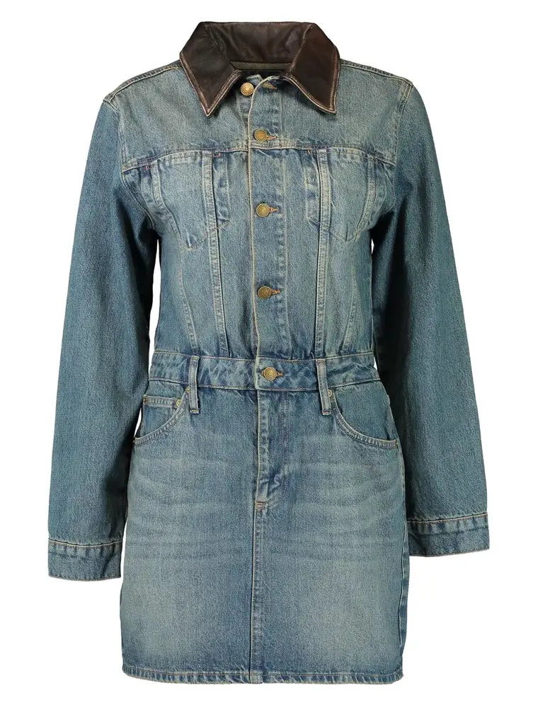 Simkhai Maxella Denim Jacket Mini Dress
