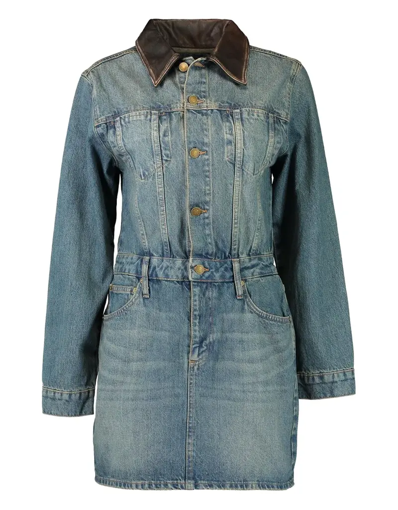 Simkhai Maxella Denim Jacket Mini Dress