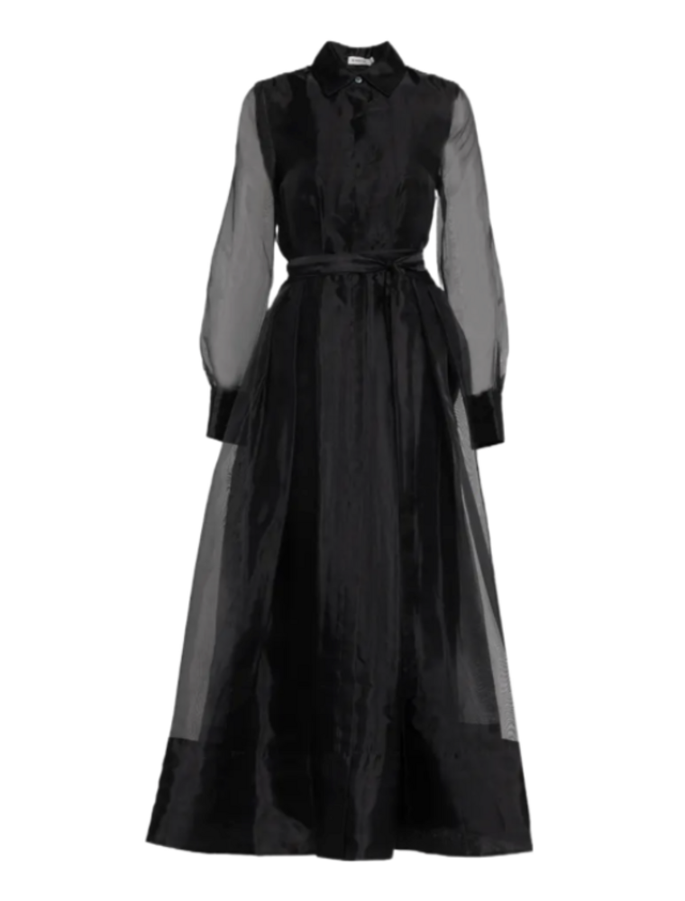 Simkhai Montgomery L/S Button Up Midi Dress