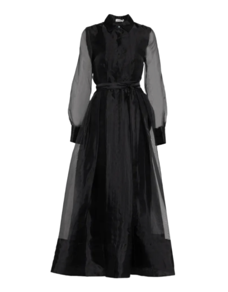 Simkhai Montgomery L/S Button Up Midi Dress