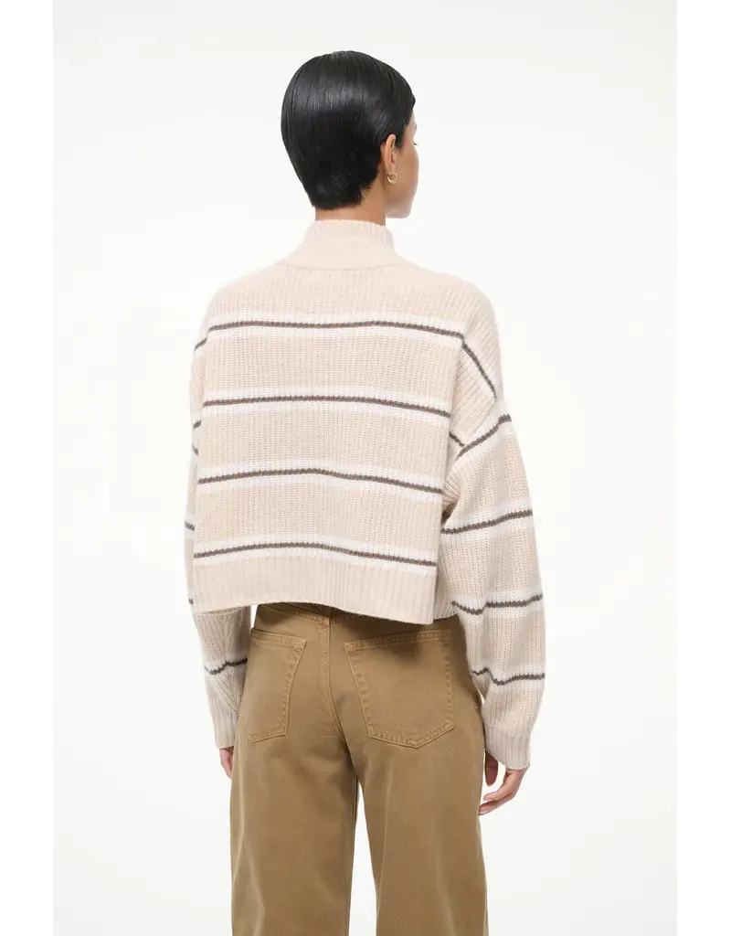 Staud Cropped Hampton Cashmere Sweater